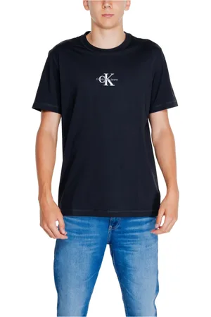 Calvin Klein Hombre, Camisetas, Negro, Talla: S