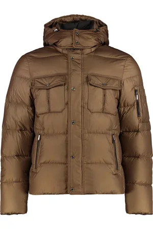 MOORER Hombre, Chaquetas, Marrón, Talla: M