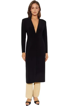 Norma Kamali Mujer, Abrigos, Negro, Talla: M