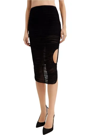 MUGLER Mujer, Faldas, Negro, Talla: M