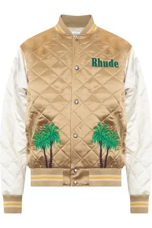 Rhude Hombre, Chaquetas, Amarillo, Talla: M