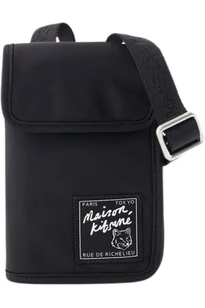 Maison Kitsuné Hombre, Bolsos, Negro, Talla: ONE Size