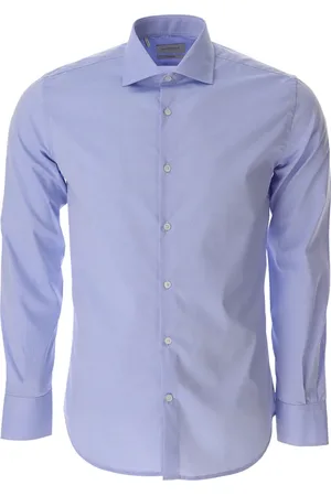 BROOKSFIELD Hombre, Camisas, Azul, Talla: S