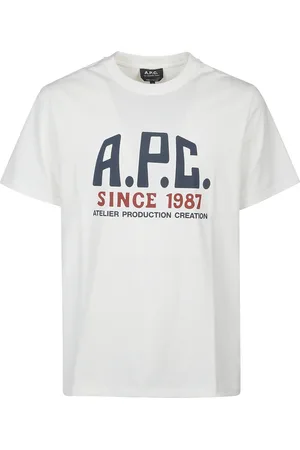 A.P.C. Hombre, Camisetas, Blanco, Talla: M