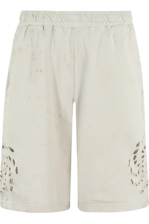 44 Label Group Hombre, Pantalones cortos, Blanco, Talla: S