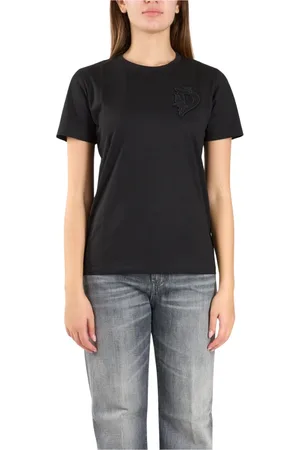 Dondup Mujer, Camisetas, Negro, Talla: S