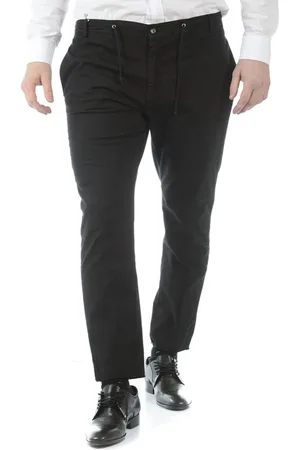 D.A. Daniele Alessandrini Hombre, Pantalones, Negro, Talla: XL