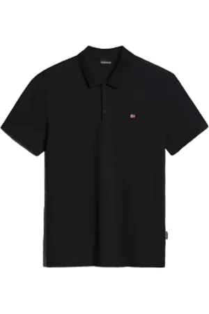 Napapijri Hombre, Camisetas, Negro, Talla: S