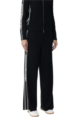 Elisabetta Franchi Mujer, Pantalones, Negro, Talla: L