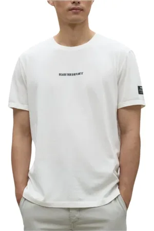 ECOALF Hombre, Camisetas, Blanco, Talla: XL