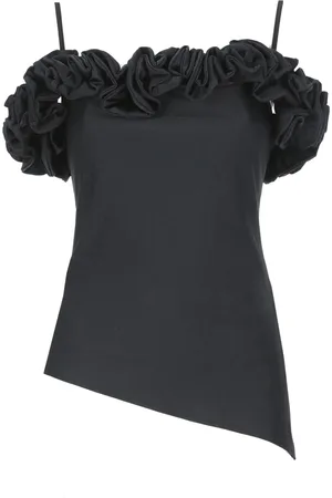 COPERNI Mujer, Camisetas, Negro, Talla: M