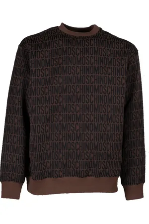 Moschino Hombre, Sudaderas, Marrón, Talla: L