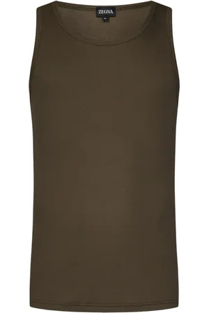 Ermenegildo Zegna Hombre, Camisetas, Marrón, Talla: M