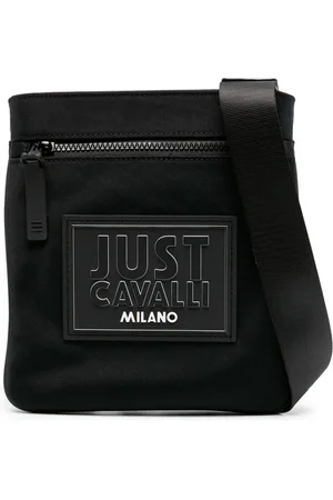 Roberto Cavalli Hombre, Bolsos, Negro, Talla: ONE Size