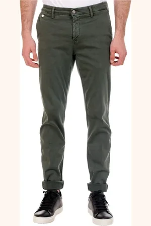 Replay Hombre, Pantalones, Verde, Talla: W34 L32