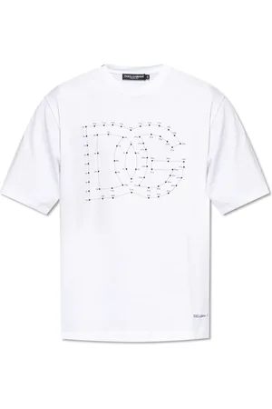 Dolce & Gabbana Hombre, Camisetas, Blanco, Talla: L
