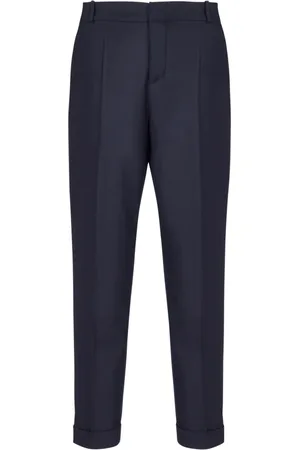 Balmain Hombre, Pantalones, Azul, Talla: L