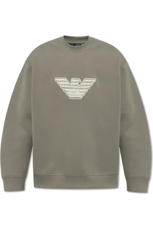 Emporio Armani Hombre, Sudaderas, Verde, Talla: L