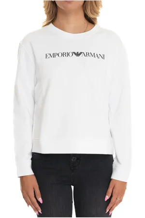 Emporio Armani Mujer, Sudaderas, Blanco, Talla: M