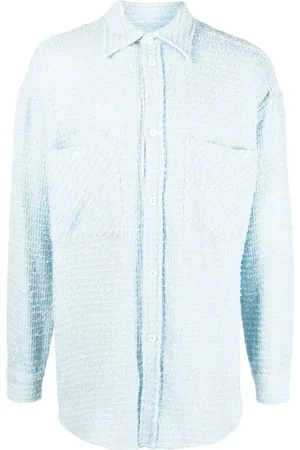 FAITH CONNEXION Hombre, Camisas, Azul, Talla: XS