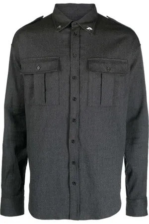 Dsquared2 Hombre, Camisas, Gris, Talla: L