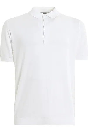 JOHN SMEDLEY Hombre, Camisetas, Blanco, Talla: 3XL