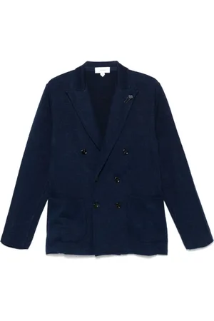 LARDINI Hombre, Chaquetas, Azul, Talla: S