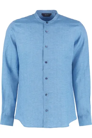 Ermenegildo Zegna Hombre, Camisas, Azul, Talla: M