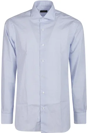 BARBA Hombre, Camisas, Azul, Talla: 2XL