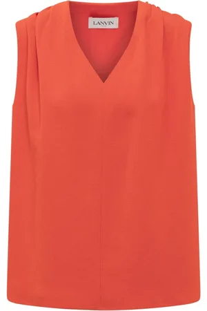 Lanvin Mujer, Camisetas, Rojo, Talla: S