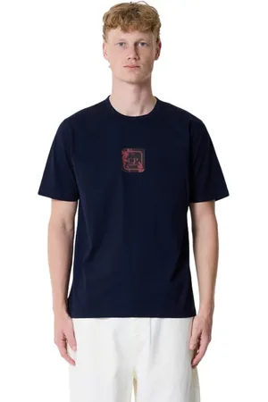 C.P. Company Hombre, Camisetas, Azul, Talla: XL