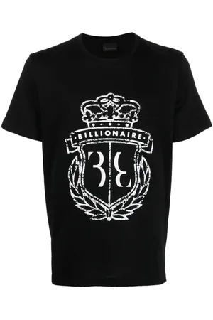 BILLIONAIRE Hombre, Camisetas, Negro, Talla: S