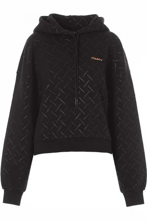 MARCELO BURLON Mujer, Sudaderas, Negro, Talla: M