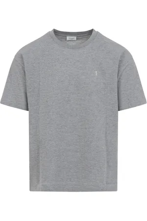 Saint Laurent Hombre, Camisetas, Gris, Talla: S