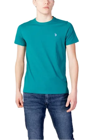 U.S. Polo Assn. Hombre, Camisetas, Verde, Talla: S