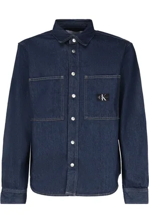 Calvin Klein Hombre, Camisas, Azul, Talla: S
