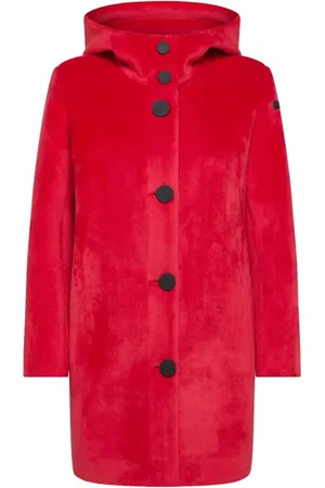 RRD Mujer, Abrigos, Rojo, Talla: S