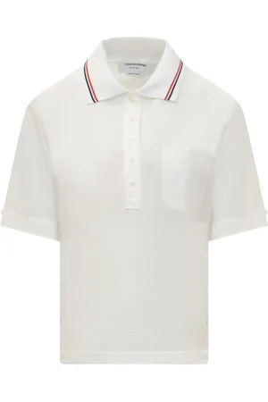 Thom Browne Mujer, Camisetas, Blanco, Talla: S