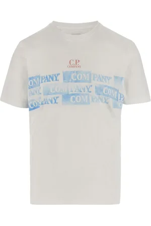C.P. Company Hombre, Camisetas, Blanco, Talla: S