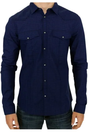 Costume National Hombre, Camisas, Azul, Talla: M