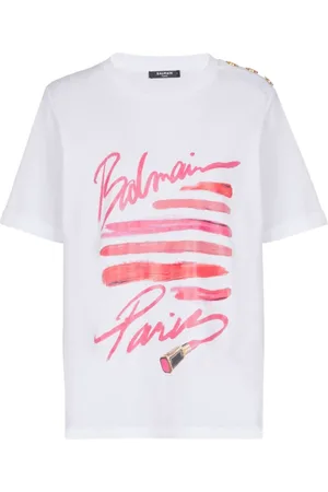 Balmain Mujer, Camisetas, Blanco, Talla: S