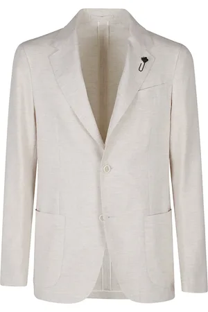 LARDINI Hombre, Chaquetas, Blanco, Talla: L