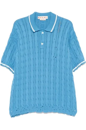 Marni Hombre, Camisetas, Azul, Talla: L