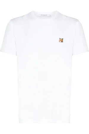 Maison Kitsuné Hombre, Camisetas, Blanco, Talla: XL