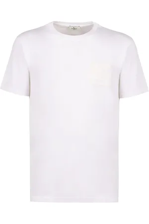 Etro Hombre, Camisetas, Blanco, Talla: L