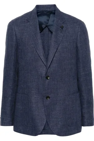 LARDINI Hombre, Chaquetas, Azul, Talla: L