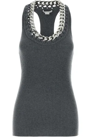 Stella McCartney Mujer, Camisetas, Gris, Talla: M