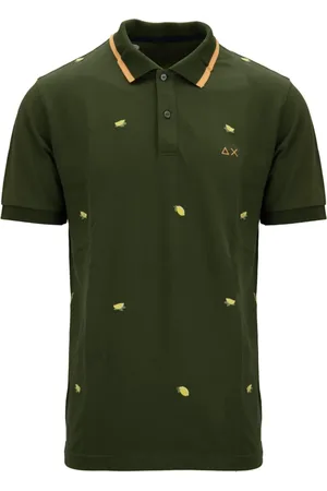 sun68 Hombre, Camisetas, Verde, Talla: S