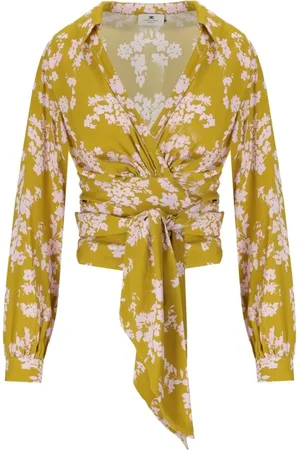 Elisabetta Franchi Mujer, Blusas y Camisas, Amarillo, Talla: L