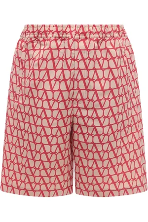 VALENTINO Hombre, Pantalones cortos, Rojo, Talla: L